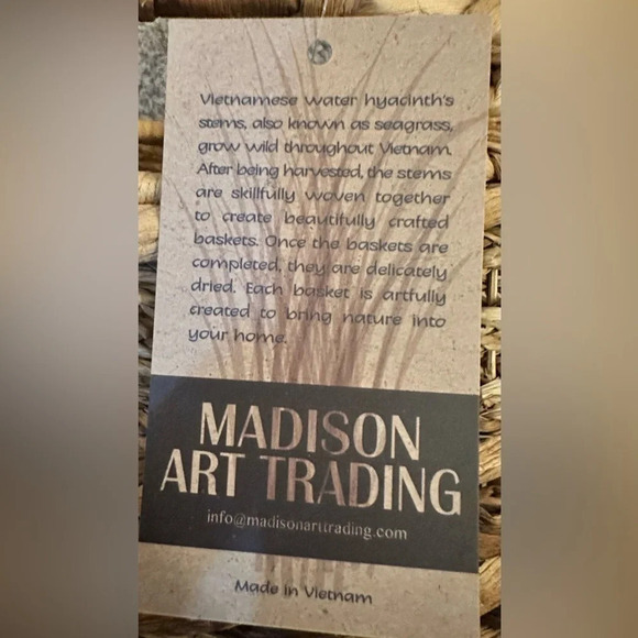 Set of 3 Nesting Baskets with Handles - Picture 2 of 11